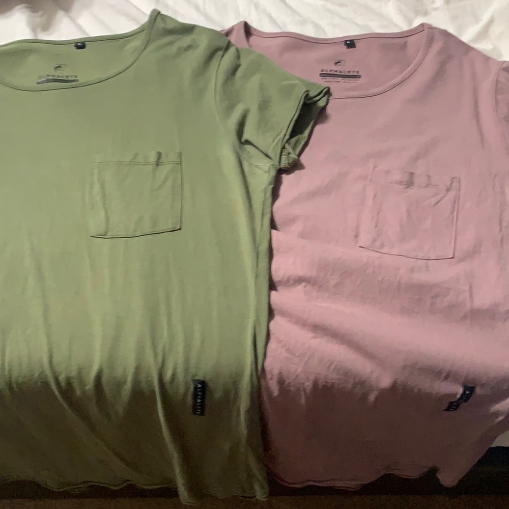 2 Alphalete Athletics Scoop Neck Tees
